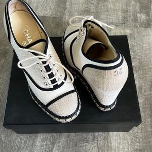 Chanel wedges